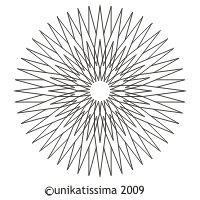 unikatissima Sun Card Template